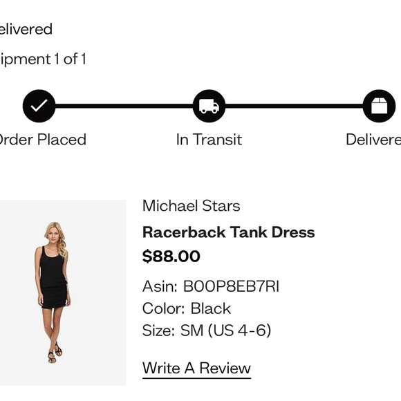 Michael Stars Racerback Tank Dress - Picture 7 of 7